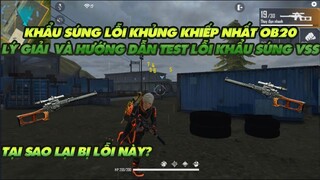 Garena Free Fire| Hướng dẫn và lý giải lỗi khủng khiếp của khẩu súng từng bị lãng quên VSS