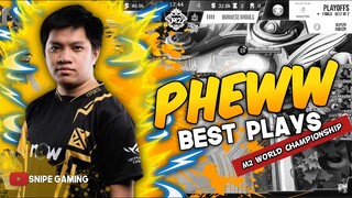 🟧 PHEWW BEST PLAYS DURING THE M2 WORLD CHAMPIONSHIP "IDOL NG MGA KIDS"