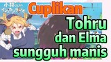 [Miss Kobayashi's Dragon Maid] Cuplikan |  Tohru dan Elma sungguh manis