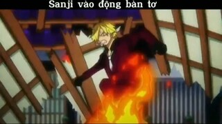 Sanji vào động bàn tơ #anime
