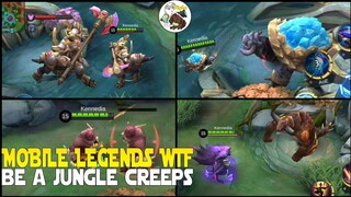 I'LL JUNGLE? NO I'M THE JUNGLE! MOBILE LEGENDS BECOME JUNGLE MONSTERS MOBILE LEGENDS WTF MLBB FUNNY!