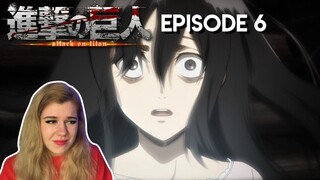 Attack on Titan S1 Episode 6 Reaction [Mikasa's past]