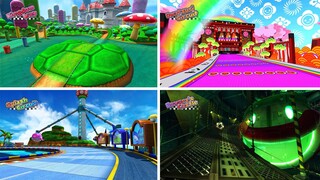 Mario Kart Arcade GP DX - All Courses [4K]