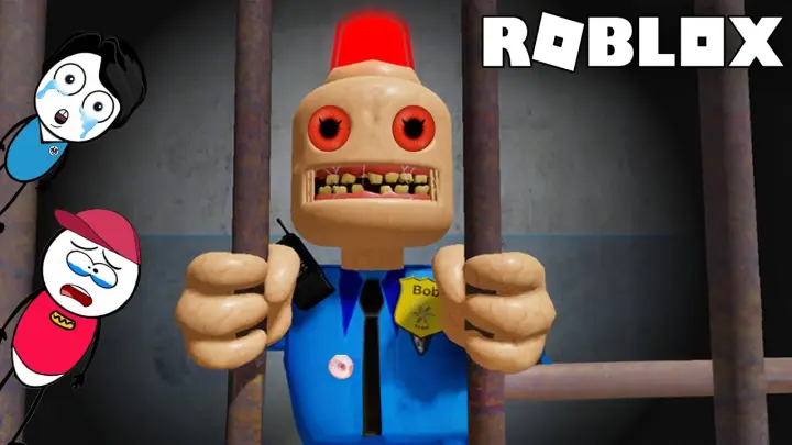 ROBLOX Siren Cops Prison - Scary Obby Full Gameplay | Khaleel and Motu