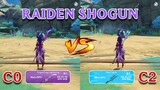 C0 Raiden vs C2 Raiden!! Which one is better?? gameplay comparison!!