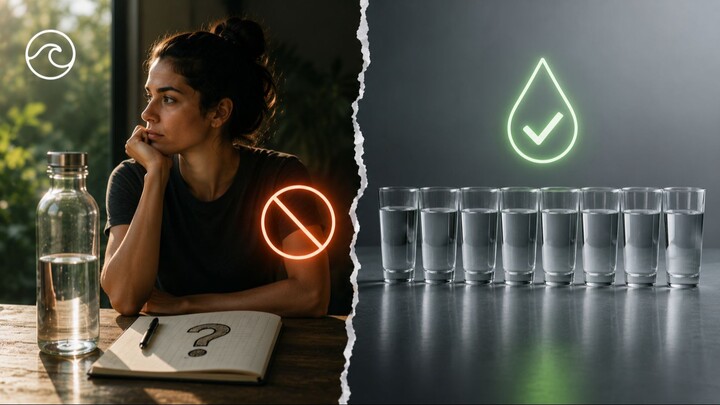 O mito dos 8 copos de água por dia