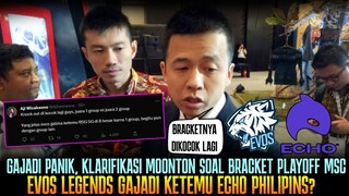 KLARIFIKASI MOONTON! EVOS GAJADI KETEMU ECHO BRACKET DIKOCOK LAGI? MSC 2023