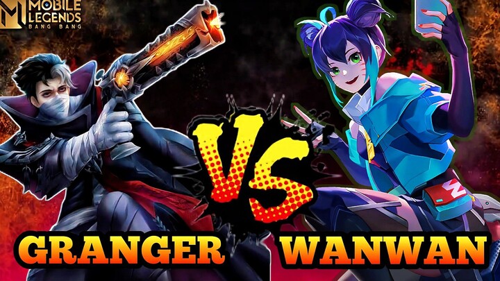 GRANGER VS WANWAN GOLD LANE !! WANWAN GAYA HELIKOPTER GRANGER SIAP MENEMBAK 🥵🥵