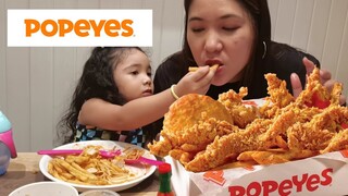 POPEYES MUKBANG SA MALL| NAKAPAG DINE IN DIN SA WAKAS | ANG SAYA NI ELI