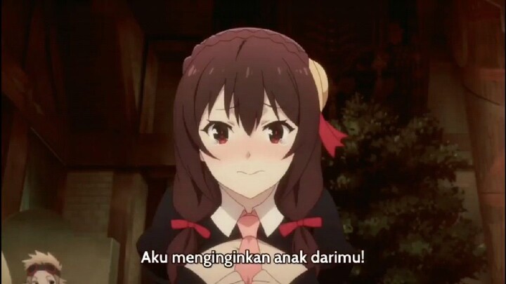 Yunyun Pengen Punya Anak bareng Kazuma XD