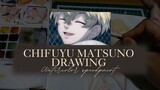 CHIFUYUUUUUU🫠| Chifuyu Matsuno Watercolor Speedpaint