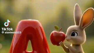 A for Apple B for Ball Cartoon Video