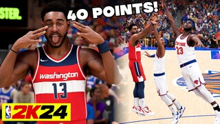 JORDAN POOLE 40 POINT GAME!  NAG-BWAKAW NA! NBA 2K24 PS5 GAMEPLAY!