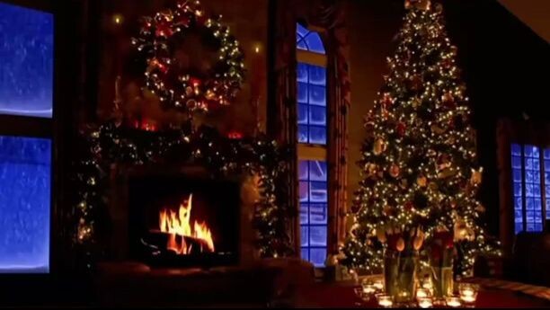 The Best Christmas Musics and Fireplace It's time to Chrstmas