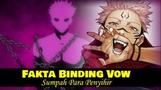 Sumpah Para Penyihir, 6 Fakta Binding Vow di Jujutsu Kaisen