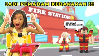 LEIKA JADI PEMADAM KEBAKARAN🤨‼️ ROBLOX ESCAPE FIRESTATION