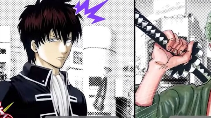 The encounter between Hijikata Toshiro and Roronoa Zoro?