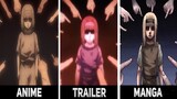 Manga VS Anime VS Trailer - Ymir Fritz - Attack On Titan Season 4 Part 2 Episode 5