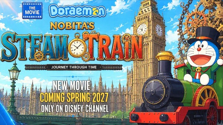 Doraemon Nobita's steam train journey through nights | official trailer | Hindi dubbed