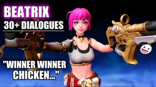 BEATRIX FULL DIALOGUE | MORE THAN 30 QUOTES