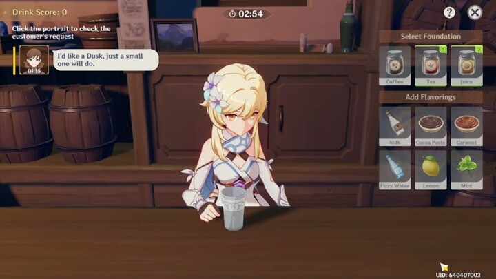 Genshin Impact Bartender Challenge PART 1
