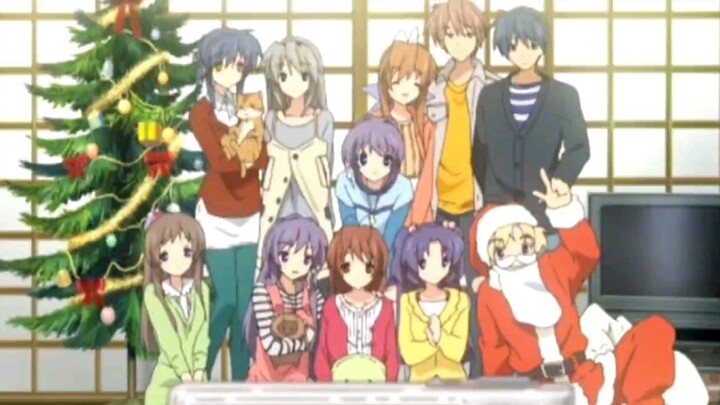 [Clannad] A short clip, directly conferred God, this is the most perfect ending.