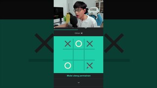 99 PERSEN MENANG DI TIC TAC TOE #shorts