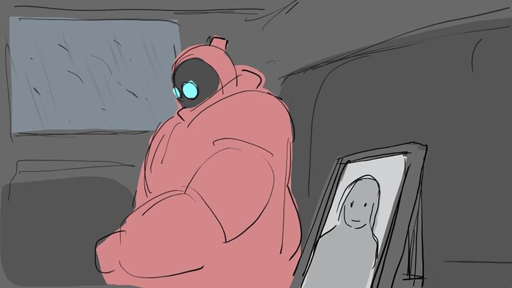 [Storyboard] You are nice to me just because I have her memories, right? "My Robot Daughter" 2-1