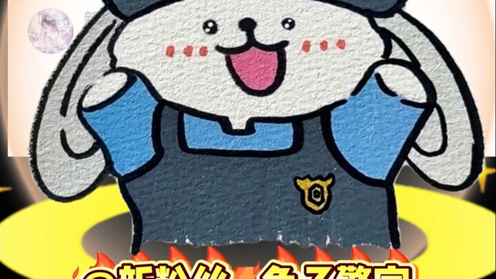 Who can resist this?! Bunny Officer drops a bombshell! This super-cute cop uniform look is straight-