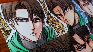 Kapten Levi seperti apa yang bisa Anda gambar menggunakan 11 gaya anime?