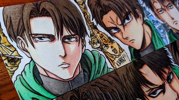 Kapten Levi seperti apa yang bisa Anda gambar menggunakan 11 gaya anime?