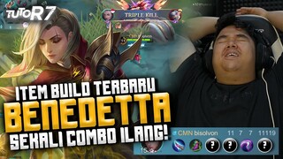 #TUTOR7 BENEDETTA DENGAN KOMBO MENYAKITKAN, TAPI LEBIH SAKIT DAPET TIM DARK SYSTEM GINI😢 #MLBB #RRQ