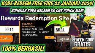 KODE REDEEM FREE FIRE TERBARU 22 JANUARI 2024 HARI INI - KODE REDEEM FF TERBARU 22 JANUARI 2024