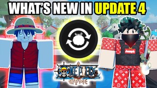 Update 4 - Luffy Boss and Gomu Gomu Fruit in A One Piece Game