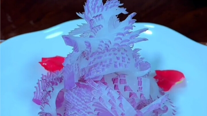 Radish Butterfly Flower, Phoenix Tail Onion Tutorial.