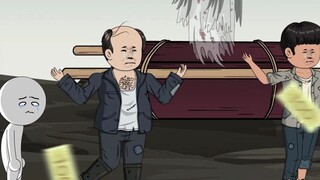 My nephew chased after the funeral procession to pick up paper money. I tried to stop him but was ki