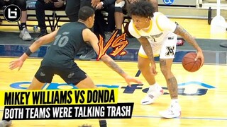 Mikey Williams VS Rob Dillingham Got HEATED! Donda vs Vertical Academy!