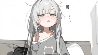 My sister who gets hungry as soon as she wakes up in the morning