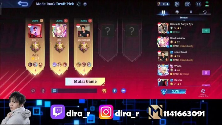 Main Sisa batre sedikit