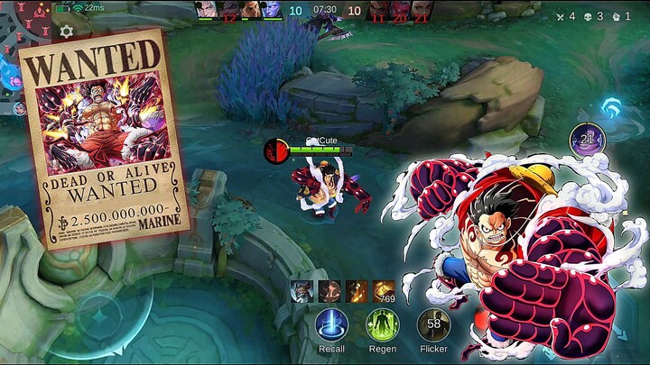 Moonton Harus Tiru Skin Keren Ini, Luffy-nya Mirip Banget Di Anime!