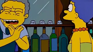 The Simpsons: After a fatal incident at the Old Man's bar, it was closed for rectification, and Holm