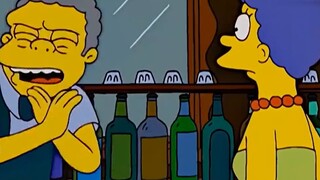 The Simpsons: After a fatal incident at the Old Man's bar, it was closed for rectification, and Holm