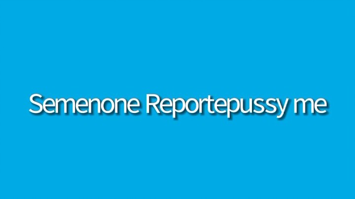 Someone Reported me 😩😢😭