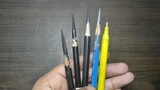 Sharpening Charcoal and 8B Pencils | How to make Marker w/o ink