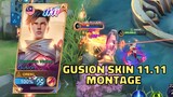 GUSION MONTAGE + REVIEW SKIN 11.11 | MOBILE LEGEND