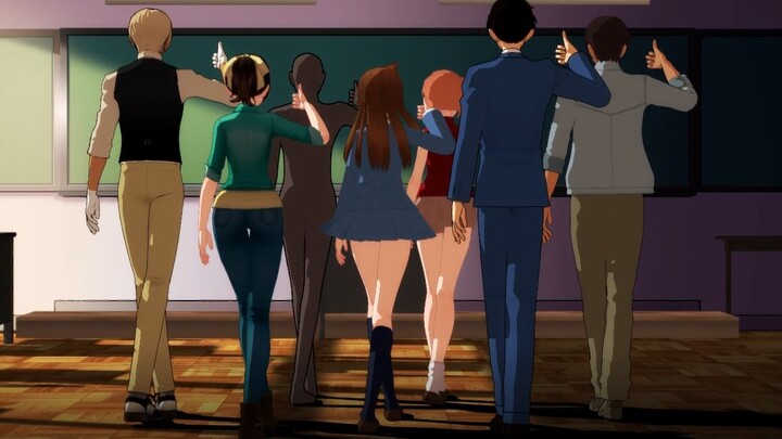 [Conan/MMD] What are you doing in the classroom?