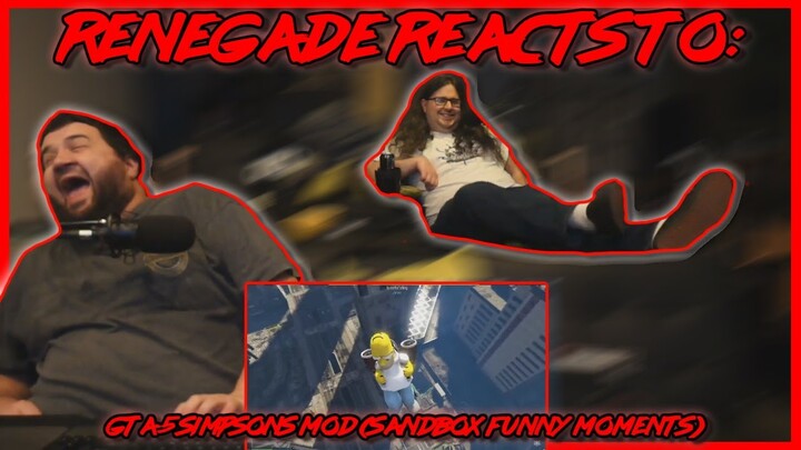 GTA 5 Simpsons Mod (Sandbox Funny Moments) - @VanossGaming RENEGADES REACT