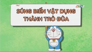 [S11] doraemon tập 47 - súng biến vật dụng thành trò đùa - tính cách của bạn thay đổi theo hình dáng