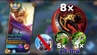 REVAMPED MINSITTHAR JUNGLE WITH WAR AXE IS BROKEN ! WAR AXE IS BACK TO META...MLBB