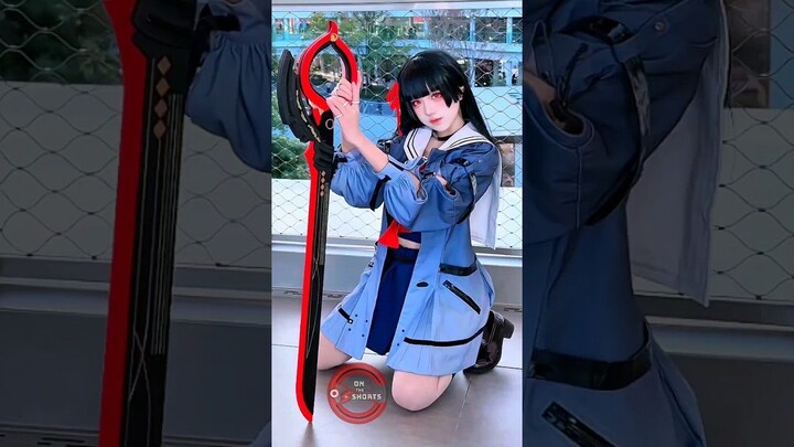 Chisa So Cute ⚔️ Wuthering Waves Cosplay #shorts
